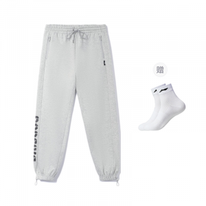 Мужские вязаные спортивные штаны LiNing, серый