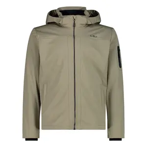 Куртка CMP Zip Hood 39A5027 softshell, зеленый