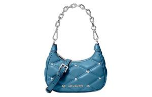 MICHAEL KORS Полиуретановая переносная сумка через плечо женская синяя