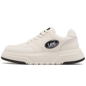 Дышащие низкие скейтерские кроссовки Men's Lee, белый