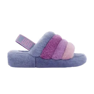 Кроссовки UGG Wmns Fluff Yeah Slide Cornflower Gradient, синий
