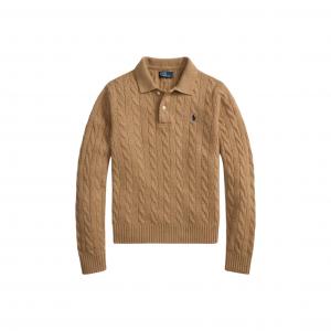 Футболка-поло с вышитым логотипом Polo Ralph Lauren, camel mixed color