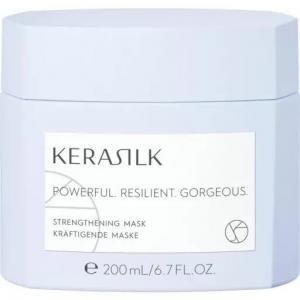 Goldwell Kerasilk Strength Mask, интенсивно регенерирующая маска с биомиметическим шелком и порошком корня коньяка, 200 мл