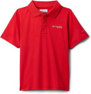 Columbia Boys Slack Tide Polo, Red Spark