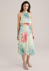 Повседневное платье WE Fashion, светло-желтый