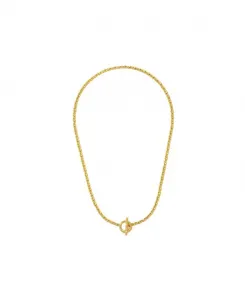 Ожерелье-Змея Thea с Т-образной перекладиной Ottoman Hands, gold