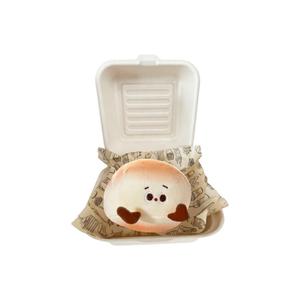 Милый и очаровательный мягкий и пушистый китайский паровой булочка плюшевый кулон 12см высота Fat Fat Dragon