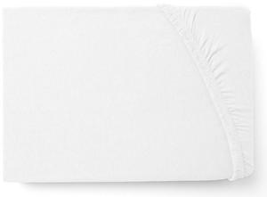 Простыня на резинке Hometex Premium Textiles 180-200x200 см, белый - ширина: 200 см