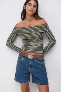 No Matter What Лонгслив в оливковом цвете