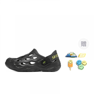 Skechers Термостойкие дышащие детские сандалии Thermorush Abrasion Resistant Black для подростков