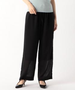 Прозрачные вуалевые брюки Comme Ca, цвет 05: Black