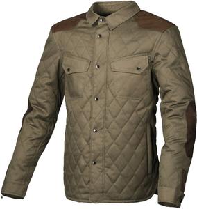 Стеганая текстильная мотоциклетная куртка Macna inland, Green