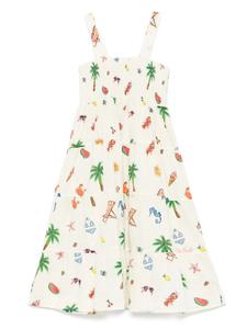 Платье Джемины MC2 Saint Barth Kids, нейтральный