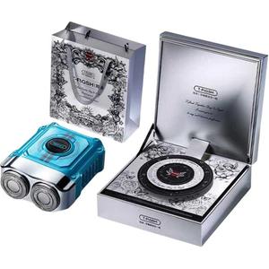 T Flash S3 Rotary Tongshi электробритва для мужчин, портальная бритва в коробке S3 T-FLASH, синий