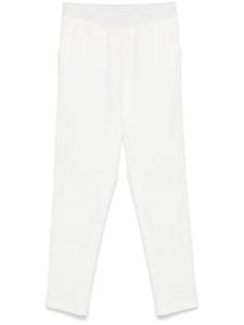 ERMANNO FIRENZE прямые брюки с логотипом, белый