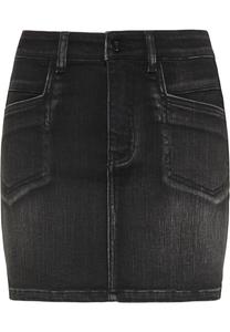 Юбка мини myMo ROCKS Skirt, черный деним