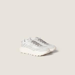 Кроссовки из технической ткани MIU MIU, серый