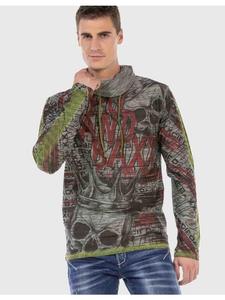 Функциональный лонгслив Cipo & Baxx, цвет anthracite