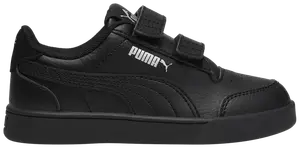 Кроссовки Puma Shuffle Velcro Little Kid 'Black Silver', черный