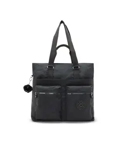 Сумка через плечо с внешними карманами и кольцом для ключей Kipling, черный