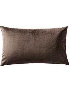 Redbest  Бархатная наволочка Kingsville коричневого цвета