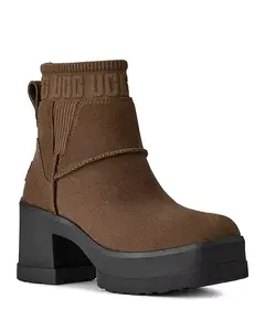 Женские замшевые ботинки Moxy Chelsea Ugg, коричневый
