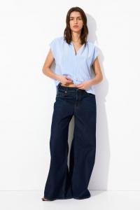 Блузка с воротником-стойкой H&M, мультиколор