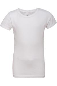 Футболка принцессы из хлопка Next Level Girls, белый