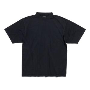 Футболка hand-drawn t-shirt medium fit 'black faded' Balenciaga, черный