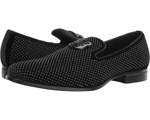 Лоферы Stacy Adams Swagger Studded Ornament Loafer, черный