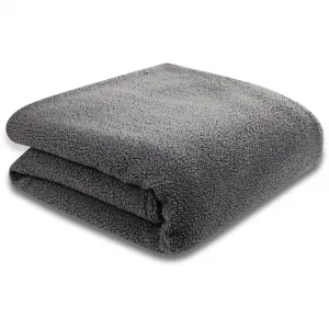 Плед для дома Teddy особенно мягкий и уютный Biederlack, графит