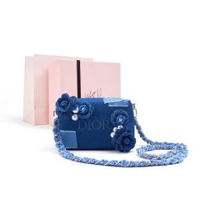 DIOR Индивидуальная косметичка Amber, Dream Blue Iris косметичка Denim Blue