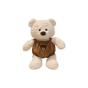 Милый ленивый медвежонок в одежде плюшевая кукла высота 38см Bitter purchase