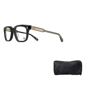 Chrome Hearts Амбидекстр серия пластиковая оправа квадратные очки унисекс, Black