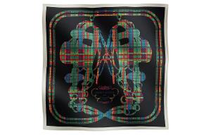 Шёлковый платок HERMES Мультиколор