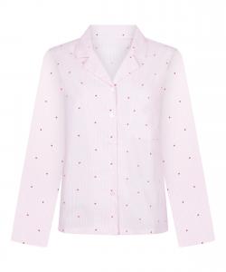 Hunkemöller Пижамная рубашка в белом цвете