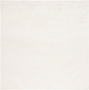 SAFAVIEH, 122 x 122 см, Ковер Casablanca Shag Collection, цвет Ivory, ручной работы из цельной шерсти, идеально для гостиной, спальни, столовой