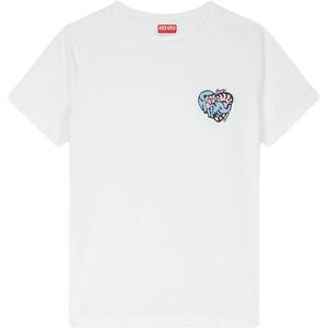 Jungle Heart Crewneck T-Shirt KENZO, белый