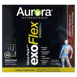 Micro-Pack+ ExoFlex + плюс витамин С, 30 пакетов по 10 мл (0,34 жидких унции) каждый Aurora Nutrascience