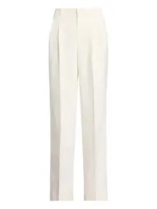 Плиссированные брюки прямого кроя POLO RALPH LAUREN, белый