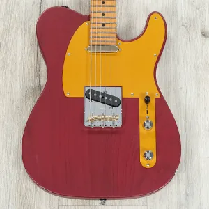 Электрогитара Suhr Andy Wood Signature Series Modern T SS, гриф из обожженного клена, цвет Железно-красный