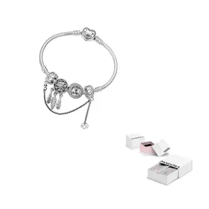 Pandora Серебряный браслет 925 пробы для женщин Silver