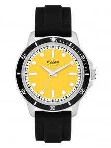 s.Oliver Аналоговые часы в черном цвете
