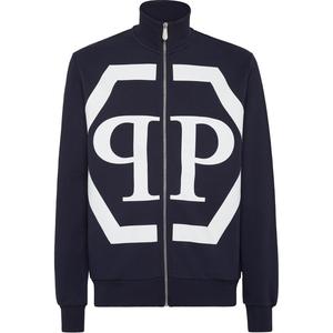 Свитшот с принтом в виде логотипа Hexagon PHILIPP PLEIN, синий