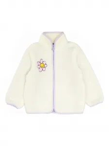 Куртка с нашивкой и молнией Stella Mccartney Kids, белый