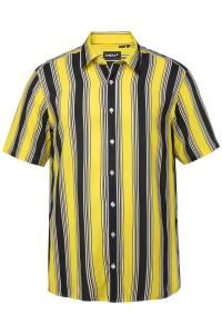 Повседневная рубашка Men Plus Comfort fit Button Up Shirt, цвет yellow/black
