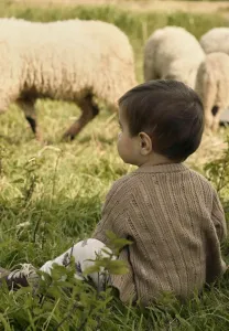 Узкие брюки Lil' Atelier, Turtledove