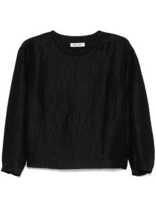 Хенрик Вибсков блузка с замочной скважиной Henrik Vibskov, черный