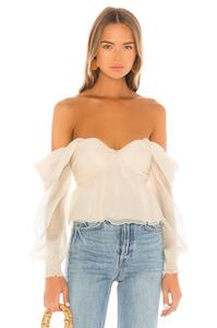 Блузка House of Harlow 1960 X REVOLVE Burna, кремовый