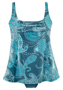 LASCANA Платье-бралетт для купания в цвете petrol